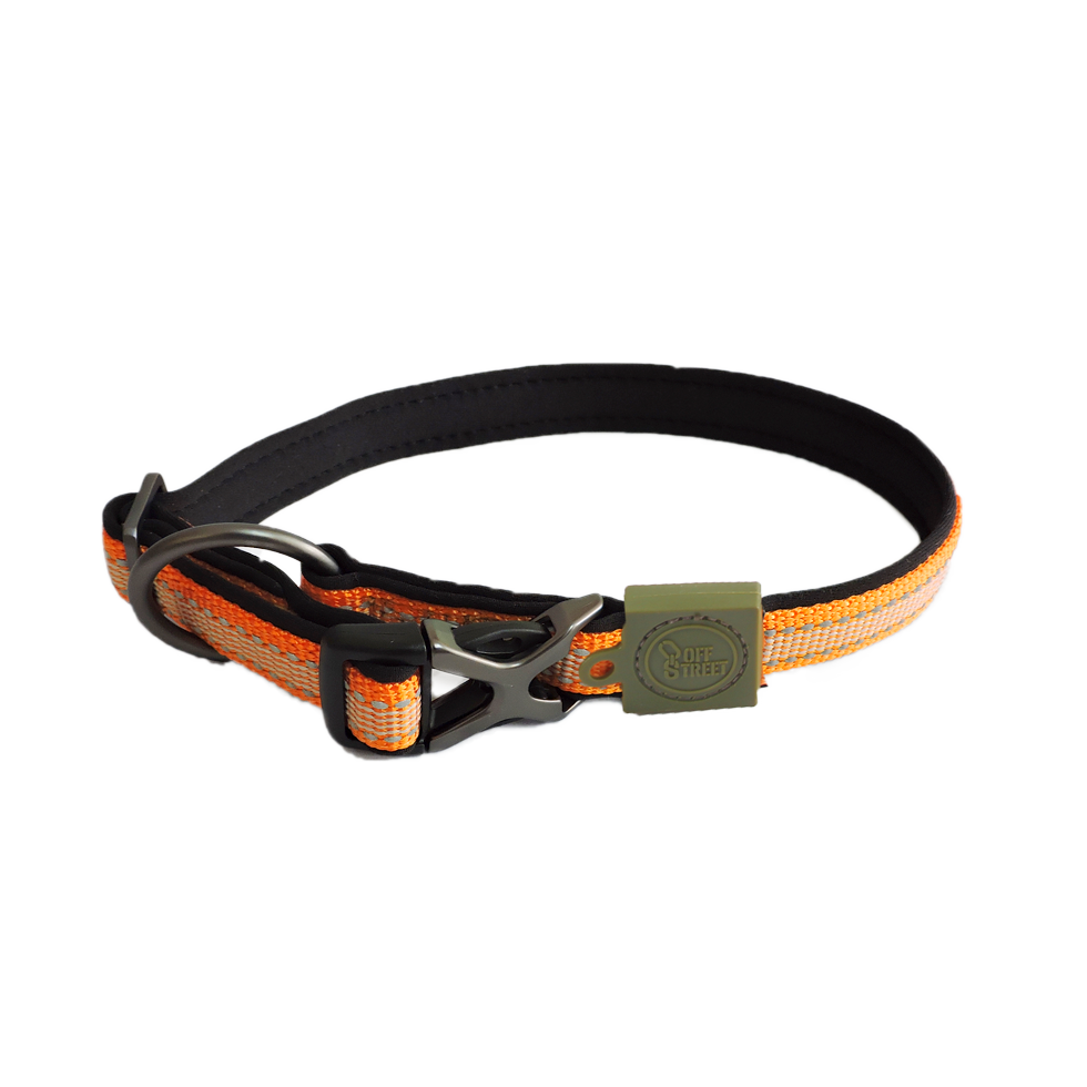 AFP Off Street - Dog Collar Mandarijn L