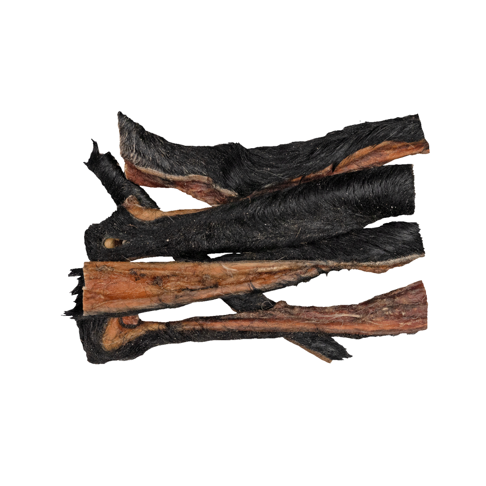 Braaaf Butchery Snacks Runderkophuid met haar 150 g