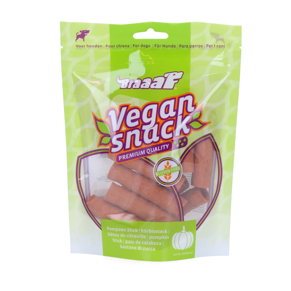 Braaaf Vegan Snack Pompoen Stick - 6 cm