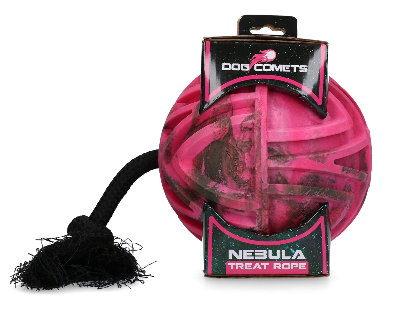 Dog Comets Nebula Treat Rope Roze