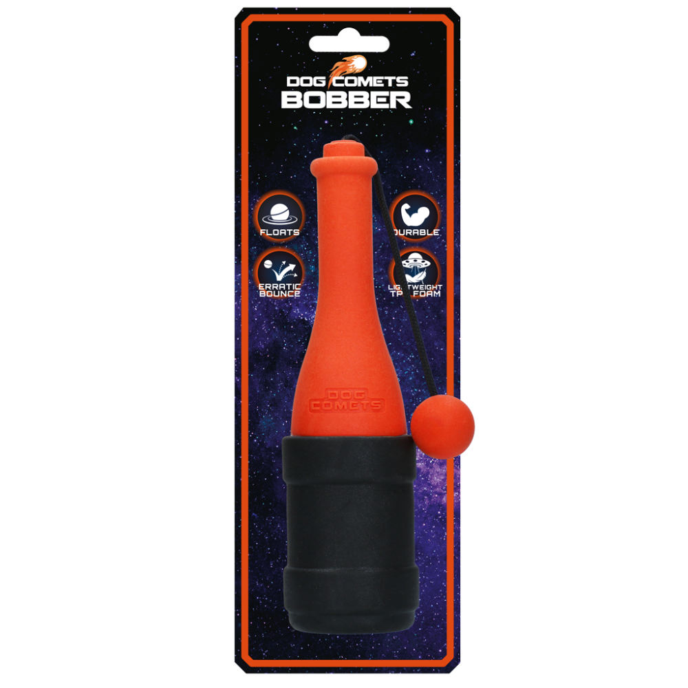 Dog Comets Bobber Orange "Lighthouse"