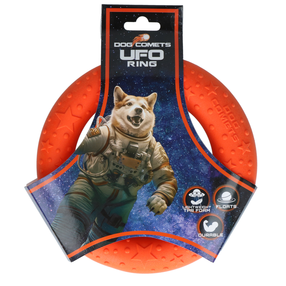 Dog Comets UFO Ring Orange