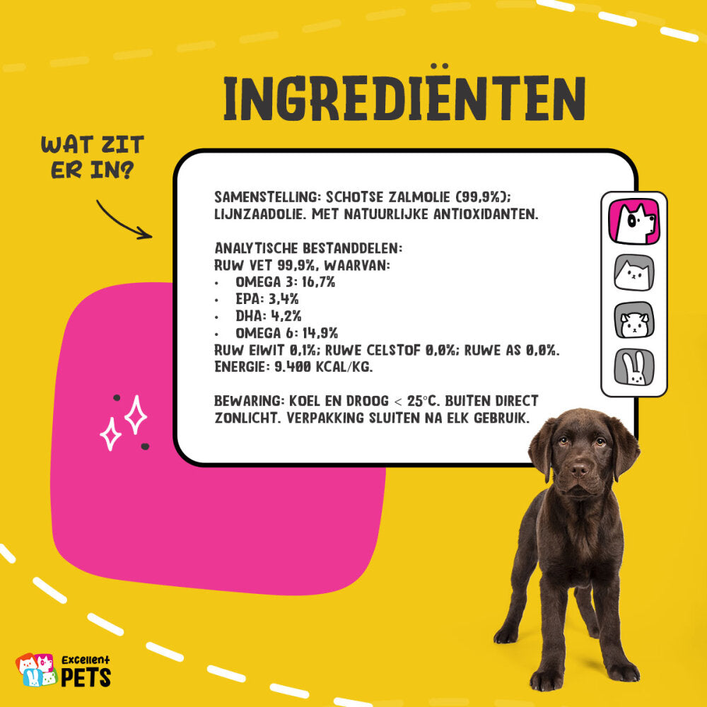 Excellent Pets Dog Salmon Oil 500 ml