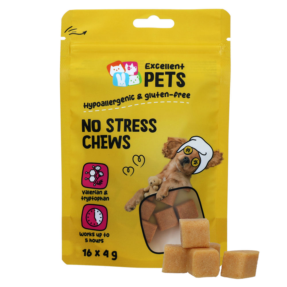 Excellent Pets No Stress Chews 64 gram (16 Treats)