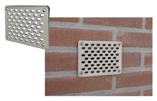 GevelFix Voorzetrooster RVS 10 x 14 cm