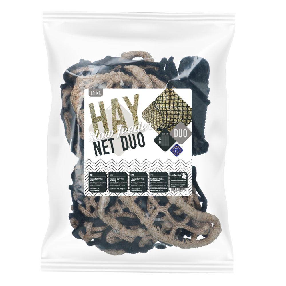 Hay Slowfeeder net 10 kg (5 mm dik, maaswijdte 60/45 mm)