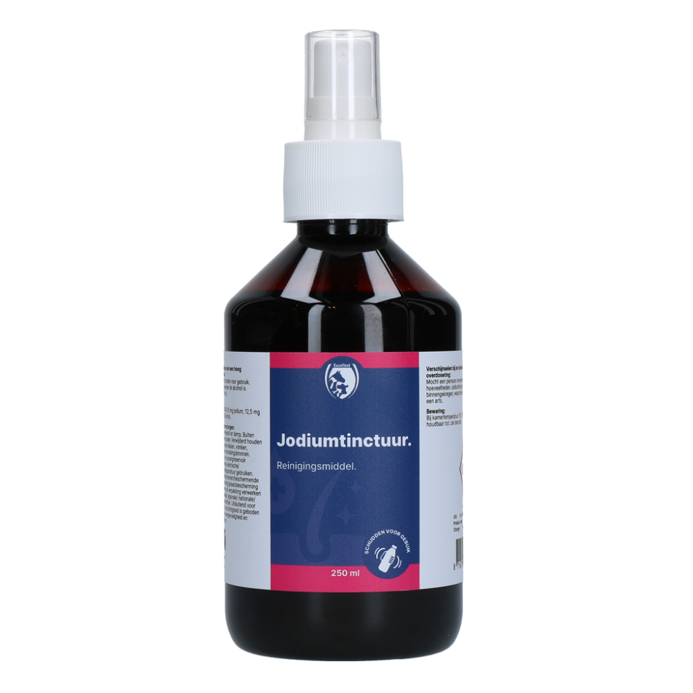 Jodiumtinctuur 1% (10 mg per ml) & 70% Alcohol 250 ml