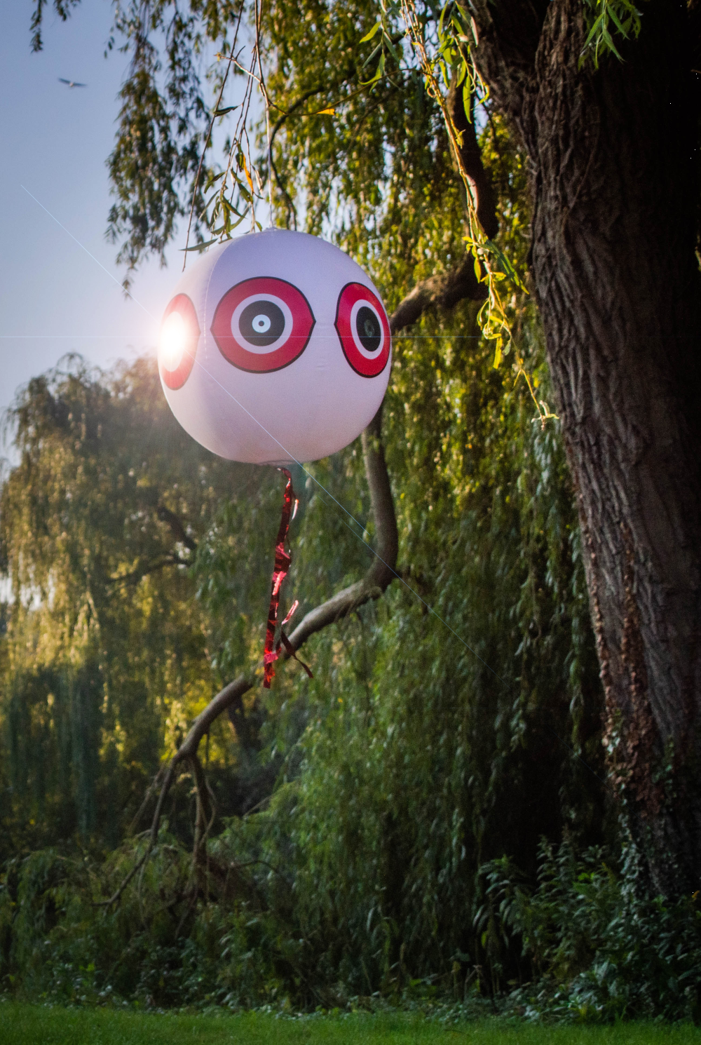 Knock Pest Schrikballon Zwart