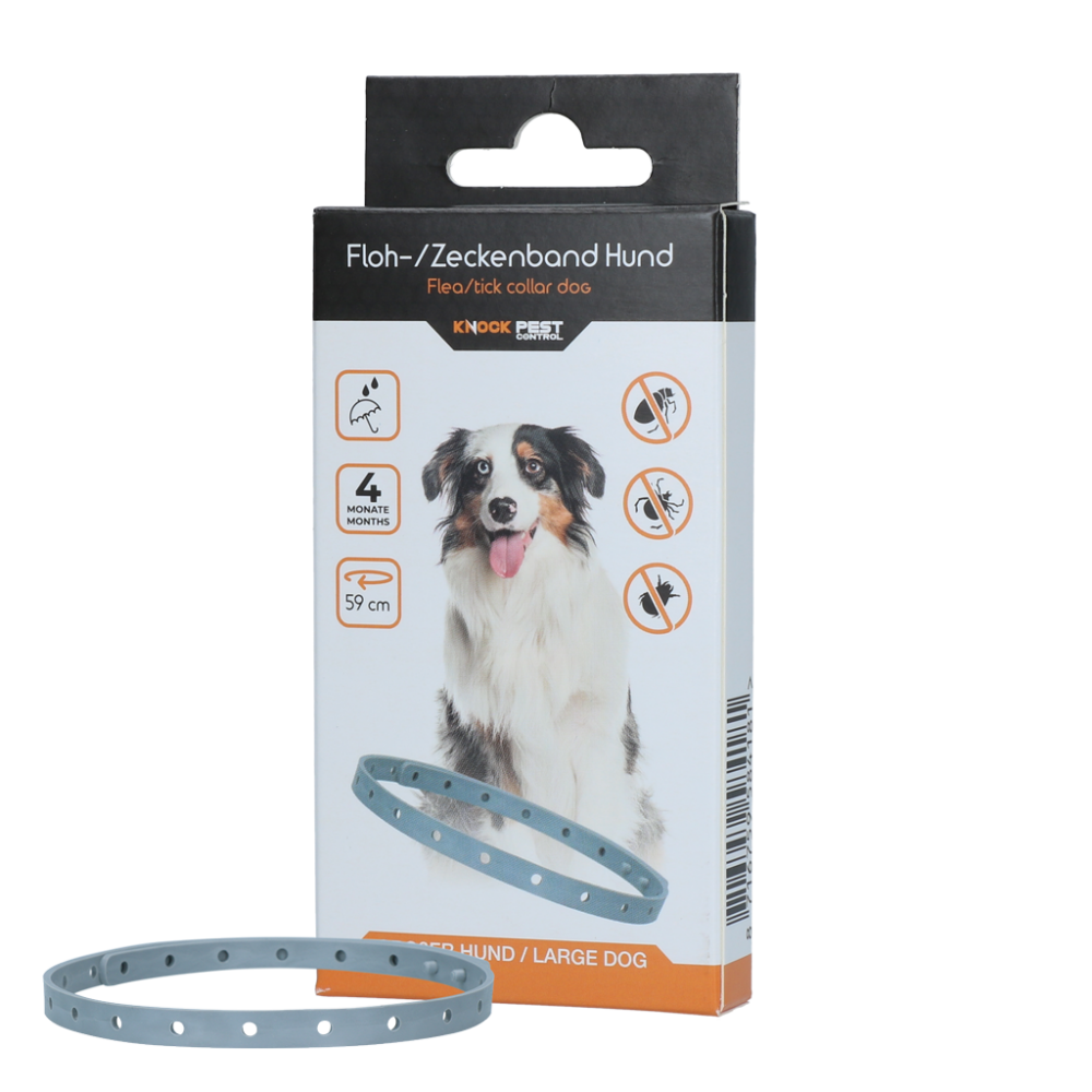 Knock Pest Vlooien/Tekenband Hond 59 cm DE/UK