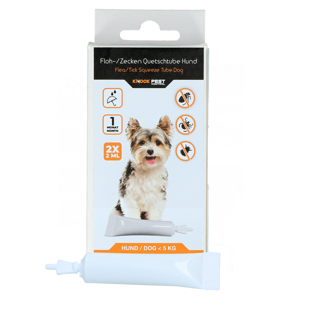 Knock Pest vlooien-tekenpipet Hond <5 kg DE+GB