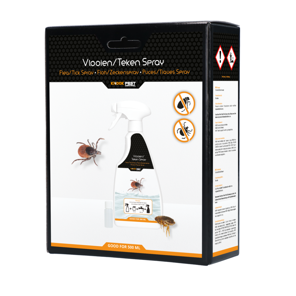 Knock Pest Vlooien/Teken Spray