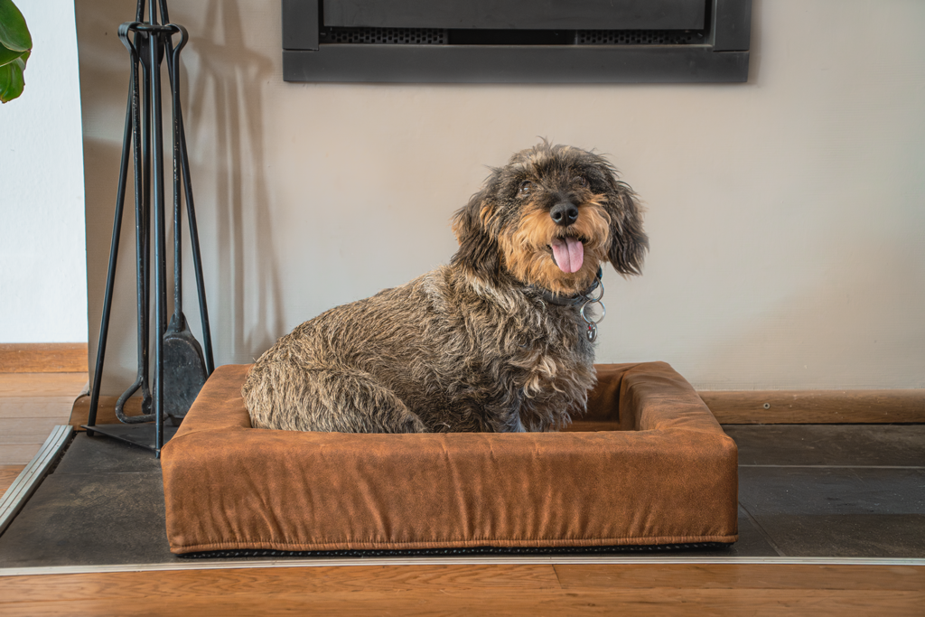 Let's Sleep Comfy Cushion Hondenmand L Cognac