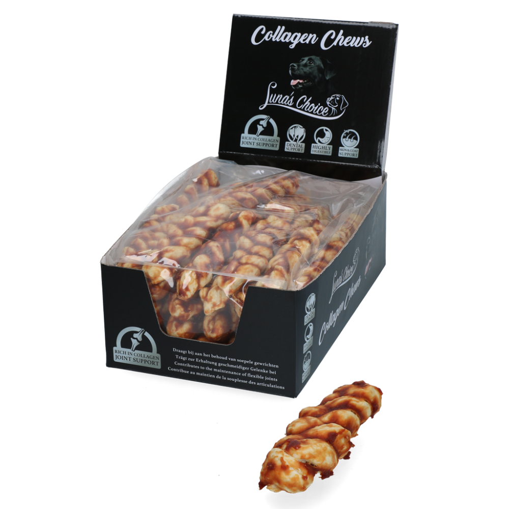 Luna’s Choice Collagen Braid Salmon Small