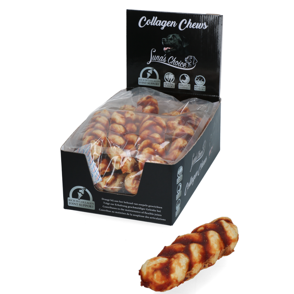 Luna’s Choice Collagen Braid Salmon Medium