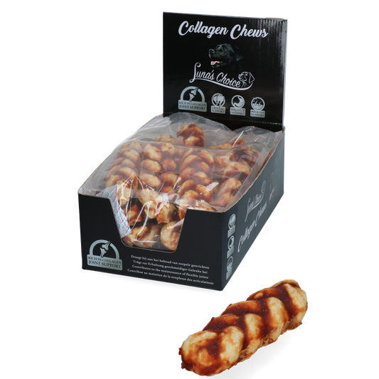 Luna’s Choice Collagen Braid Salmon Medium