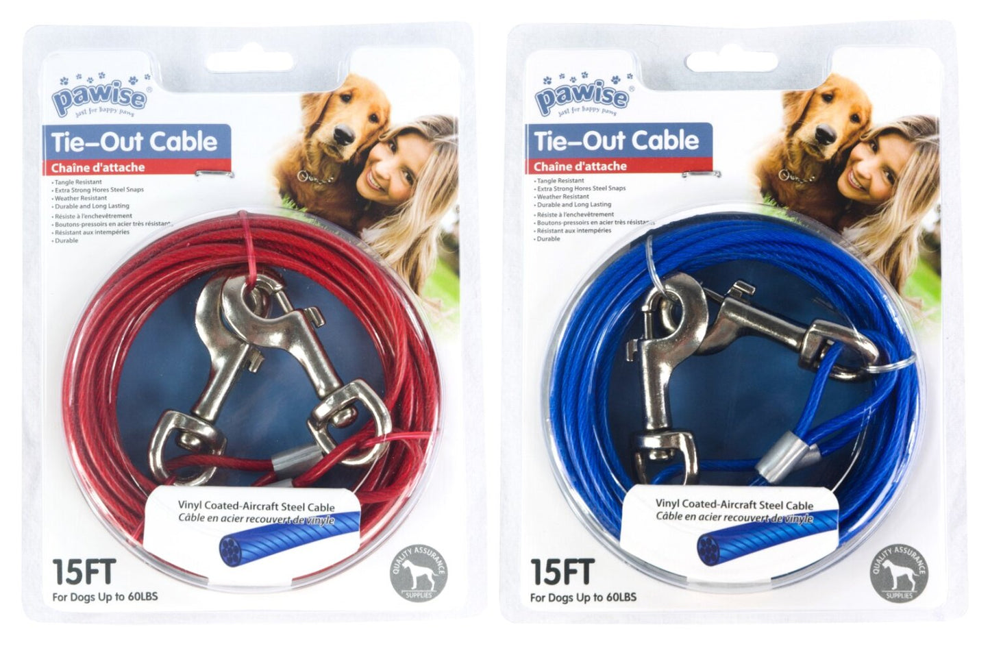 Pawise Tie Out Aanleglijn 5 m