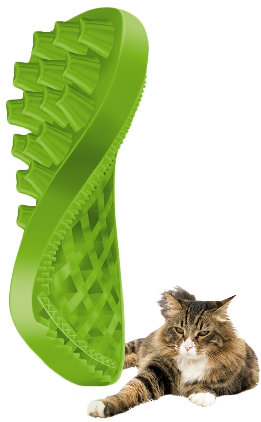 Pet+Me Cat Hair Brush Lang haar Groen