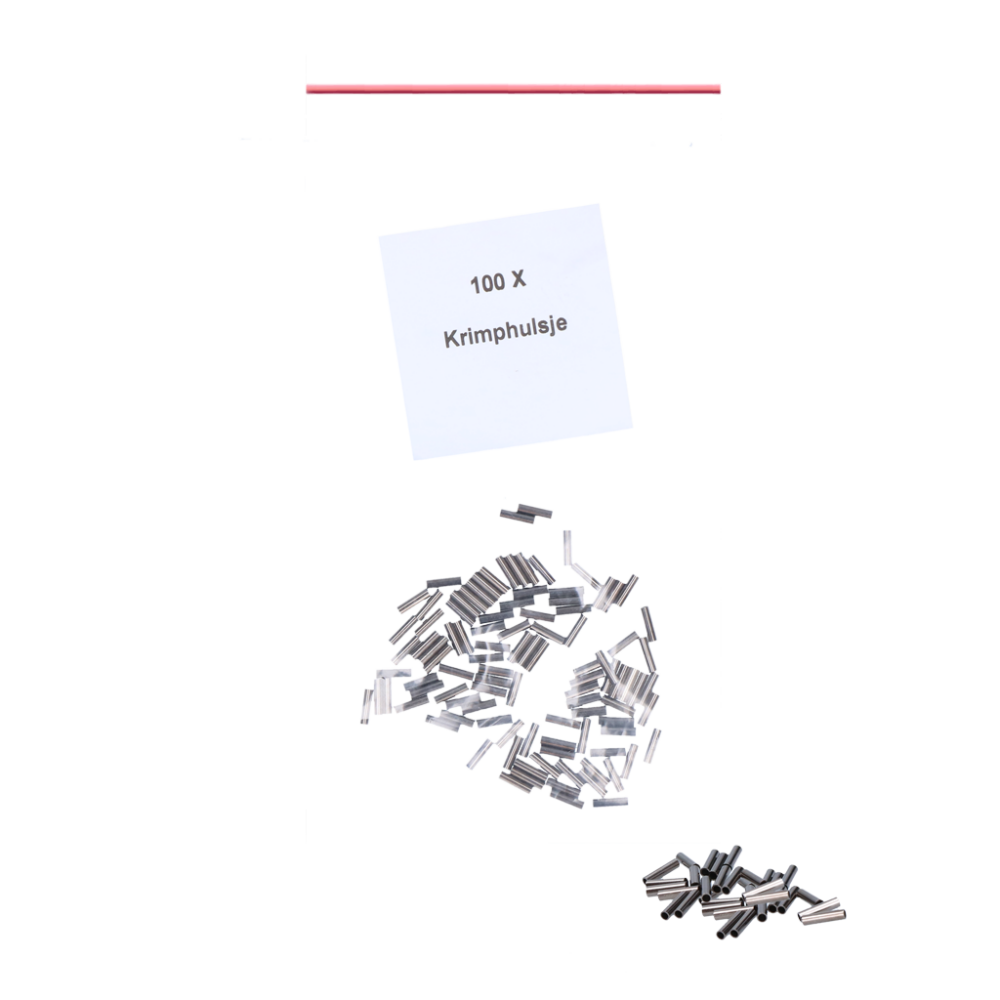 Krimphulzen t.b.v. bevestigingsdraad 100 st