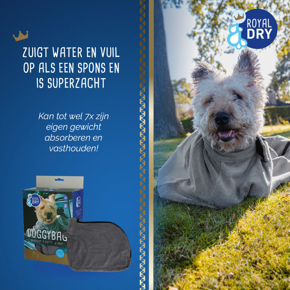 Royal Dry Doggy Bag Droogzak XS