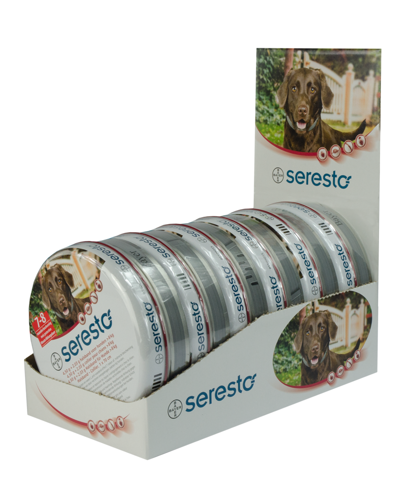 Seresto 4,50 g + 2,03 g vlooien-/tekenband hond >8kg