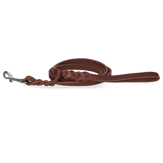 Spotted! Pro Leren Showlijn Bruin Musketon 1,2x180cm