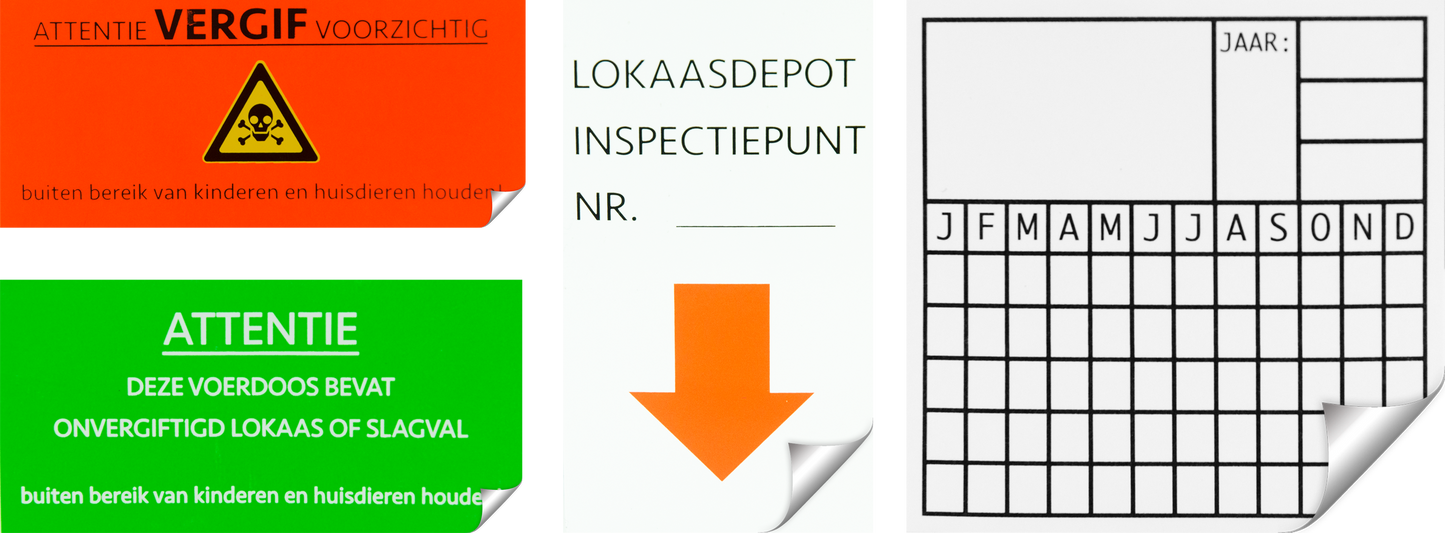 Sticker "Inspectiepunt"