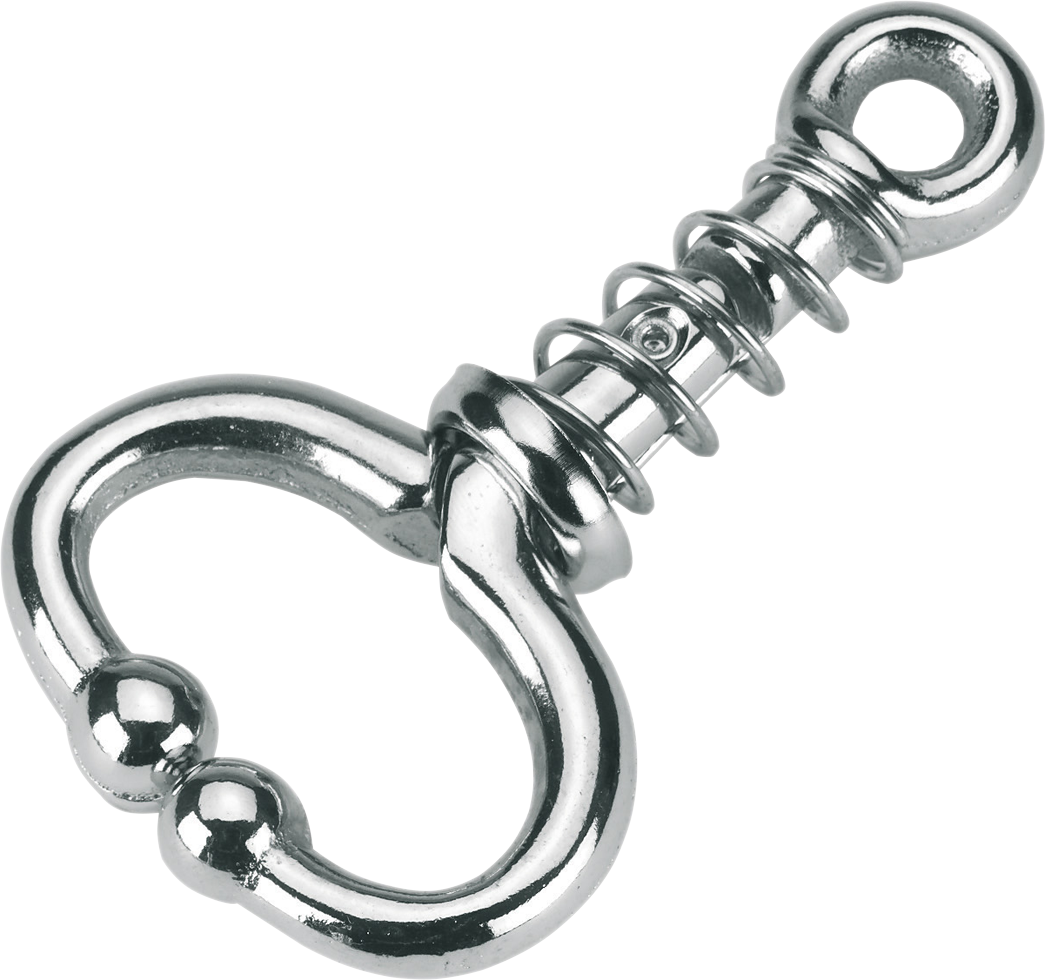 Stier- en Koegeleider met veer