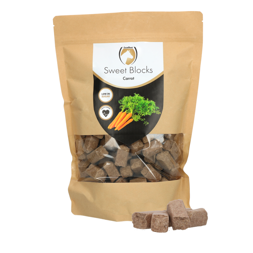 Excellent Horse Sweet Blocks Carrot 1 kg