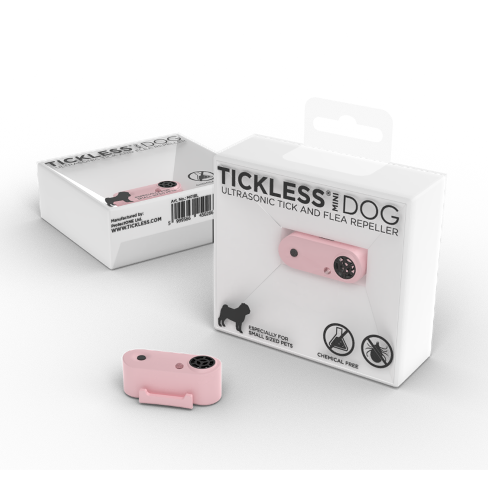 Tickless Mini Dog Zwart oplaadbaar
