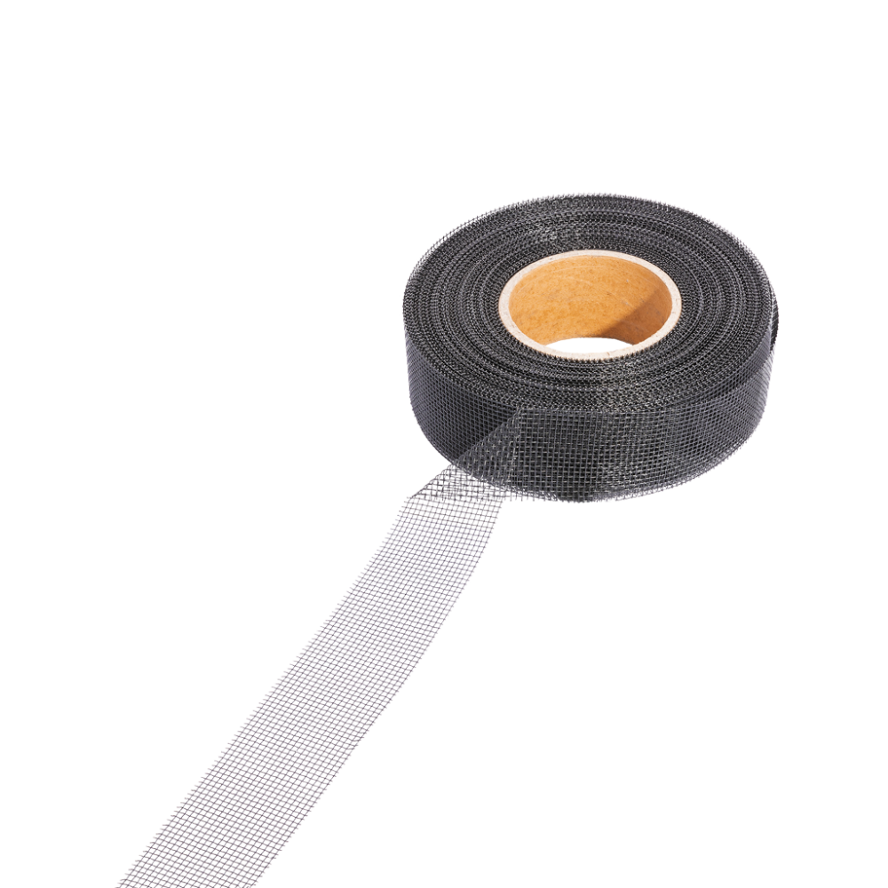 Ventilatieband RVS Zwart 30m x 5cm