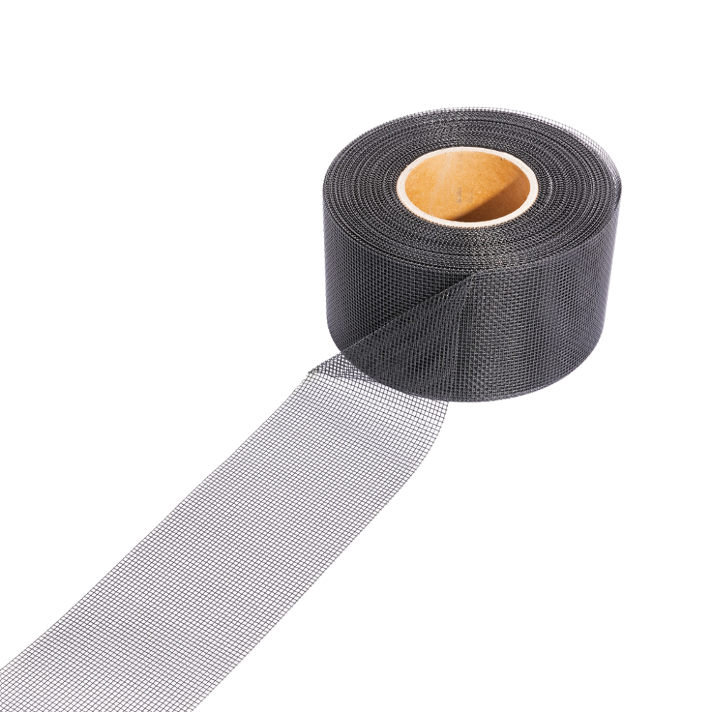 Ventilatieband RVS Zwart 30m x 5cm