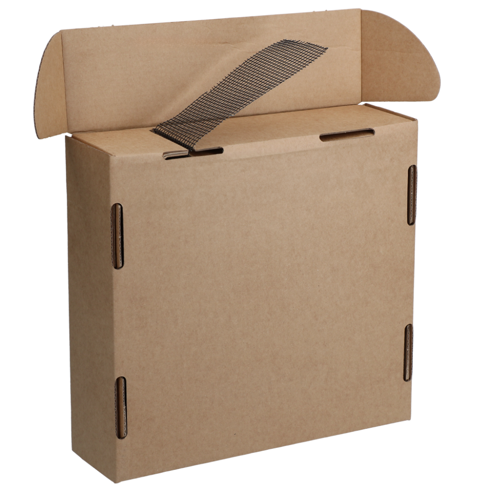 Ventilatieband RVS Zwart 30 m x 8 cm