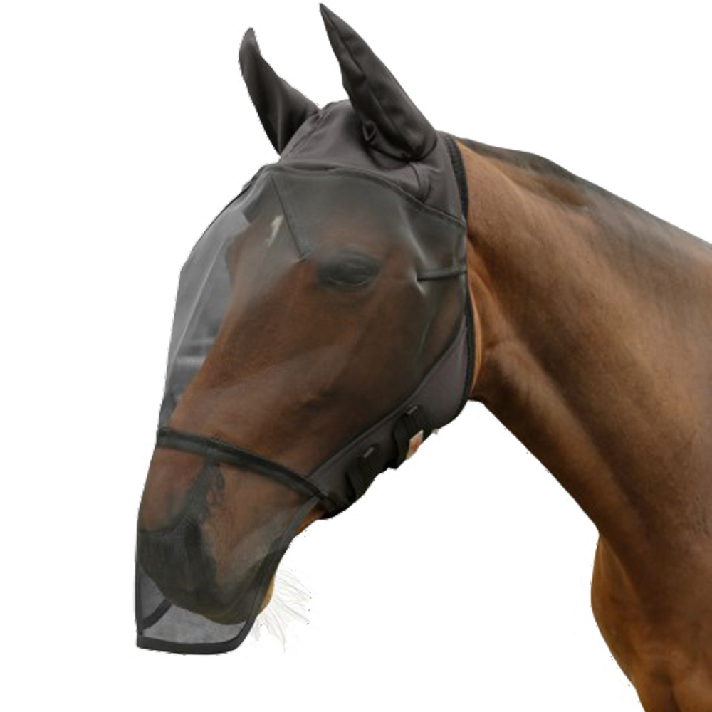 Vliegenmasker met halster Cob