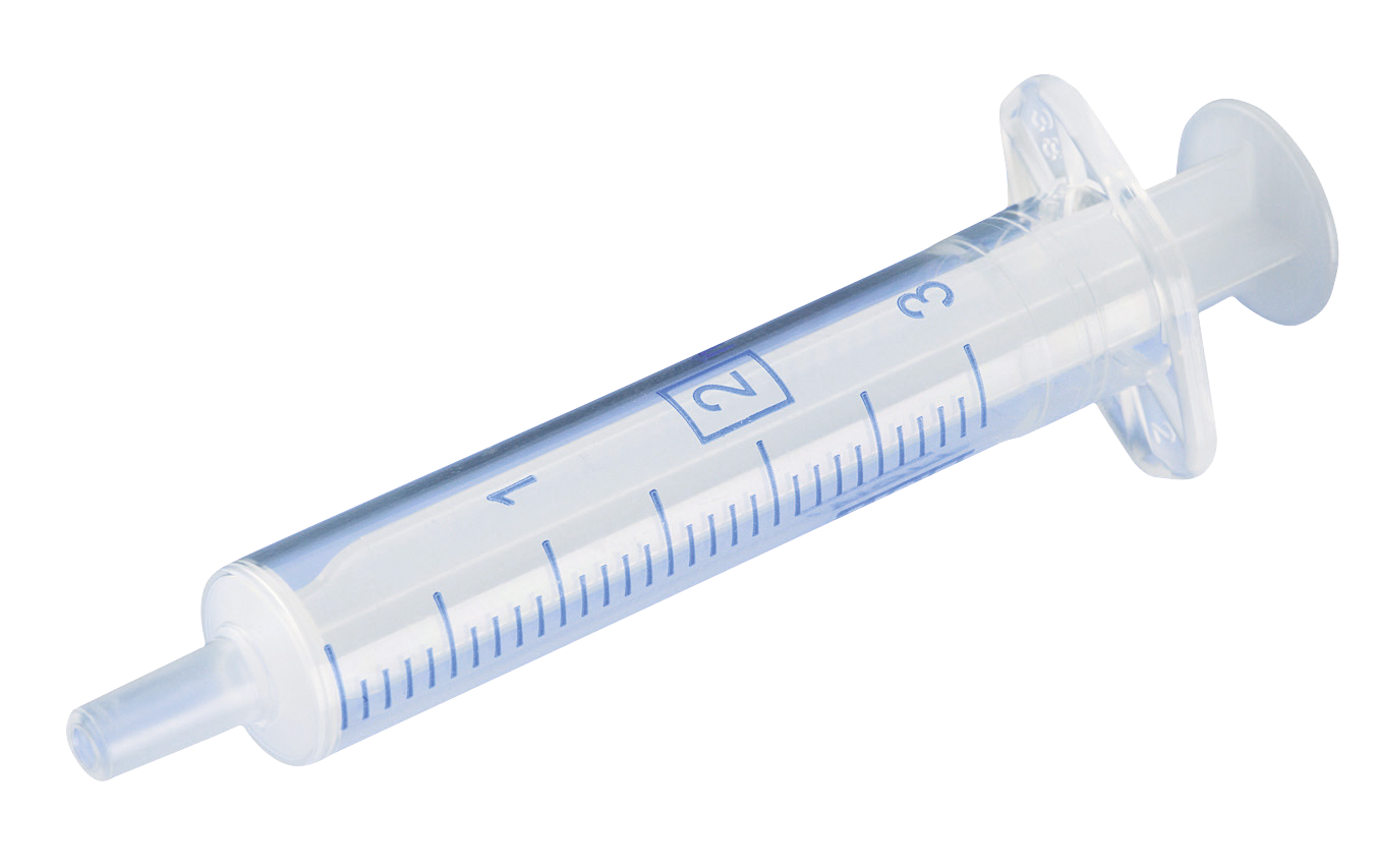 Wegwerpspuit 2-delig Luer Lock 3 ml