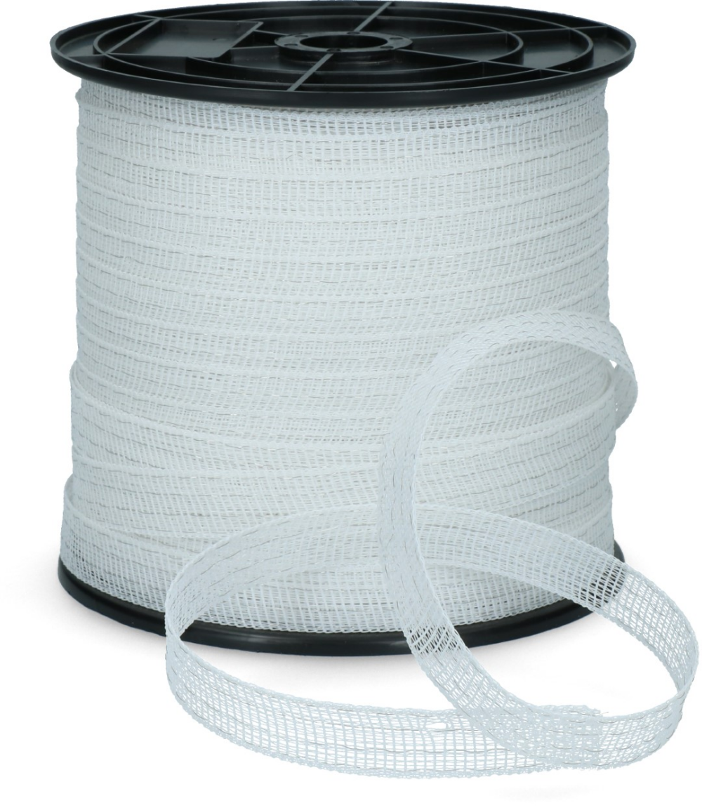 ZoneGuard 20 mm Basic afrasteringslint wit 200 m (4 draden)