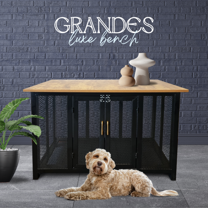 Topmast Luxe Hondenbench Grandes - 121 X 74 X 81 CM