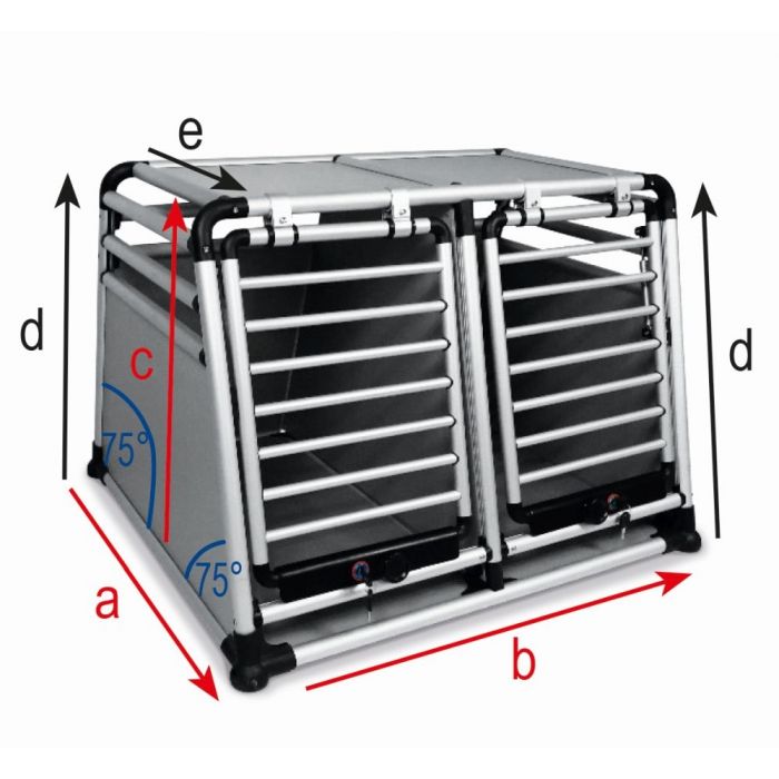 Topmast Aluminium TravelBox Superior - gasveer en slot