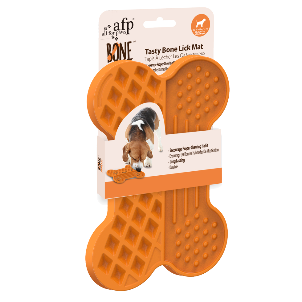 AFP Bone Appetit - Tasty Bone Lick Mat - L