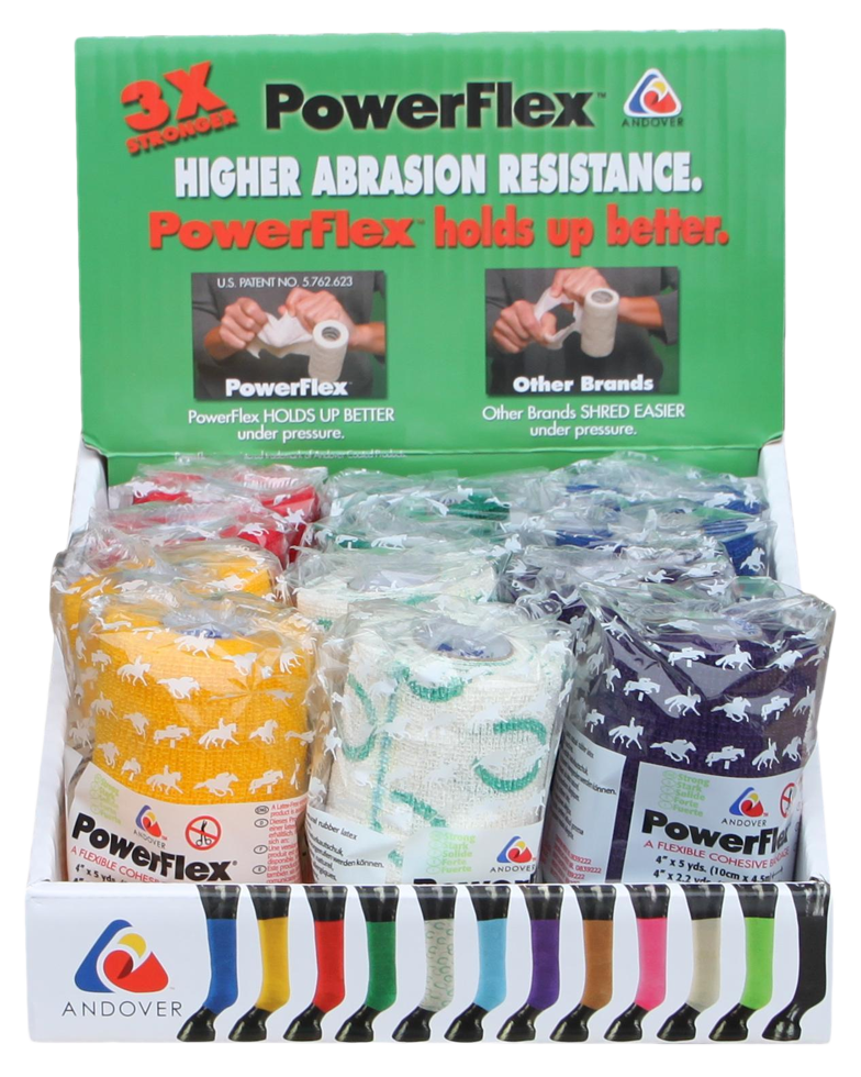 Bandage Equine Powerflex blauw 10cm