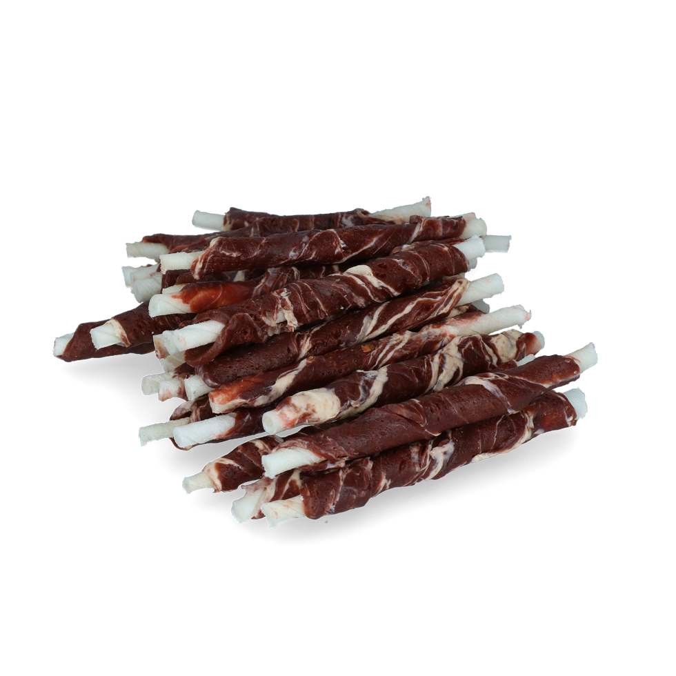 Braaaf Roll sticks 12 cm lam en vis