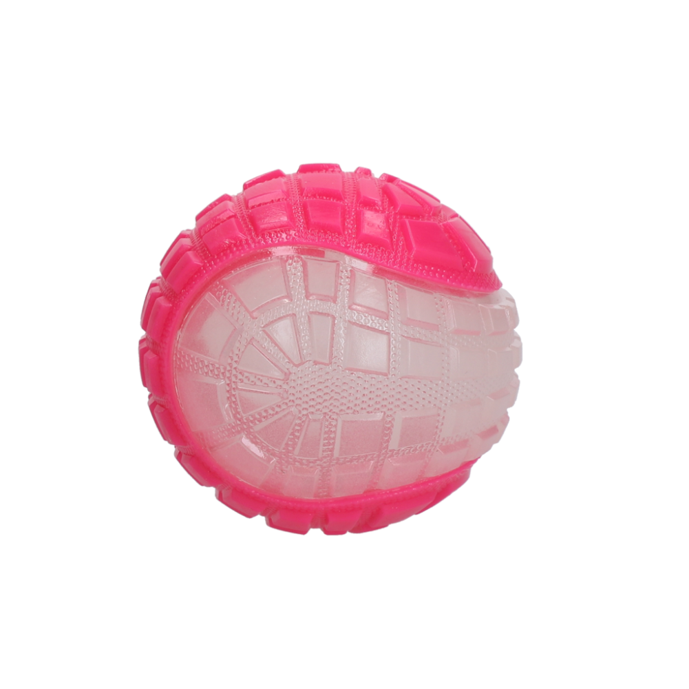 Dog Comets Glow in the Dark Moon Pink S