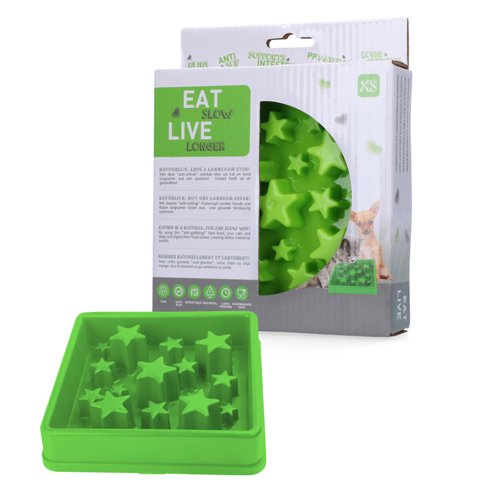 Eat Slow Live Longer Star Green XS