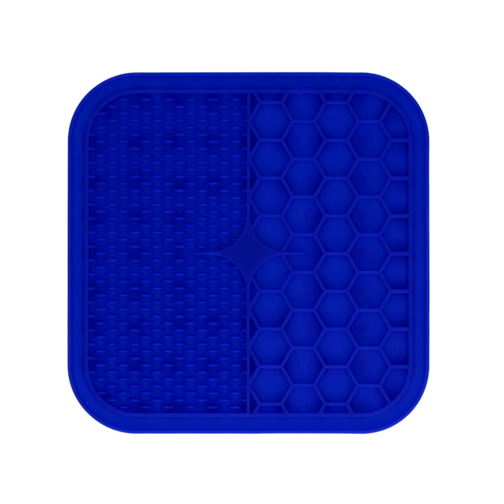 Eat Slow Live Longer Lick Mat Duo M Blue