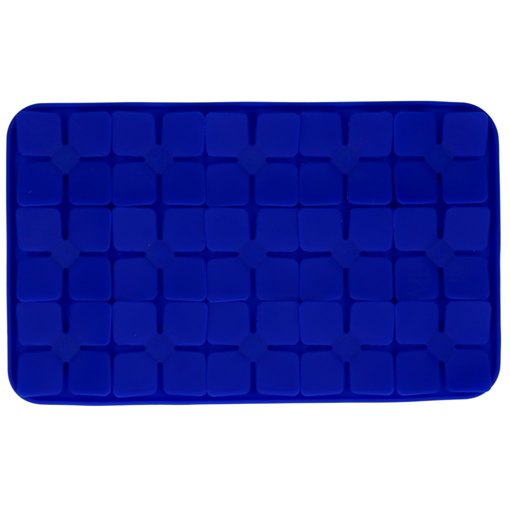 Eat Slow Live Longer Lick Mat Dimensions Flower Blue