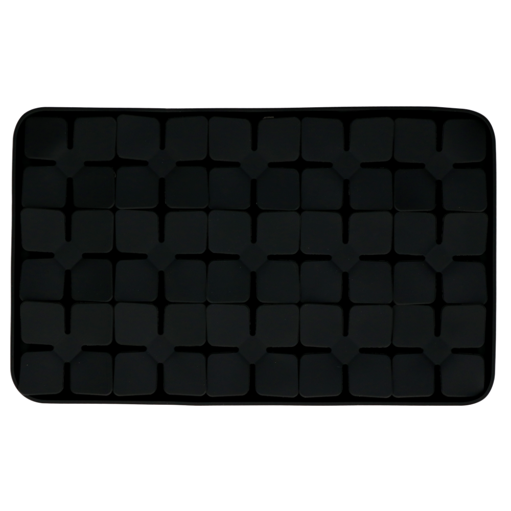 Eat Slow Live Longer Lick Mat Dimensions Flower Grey