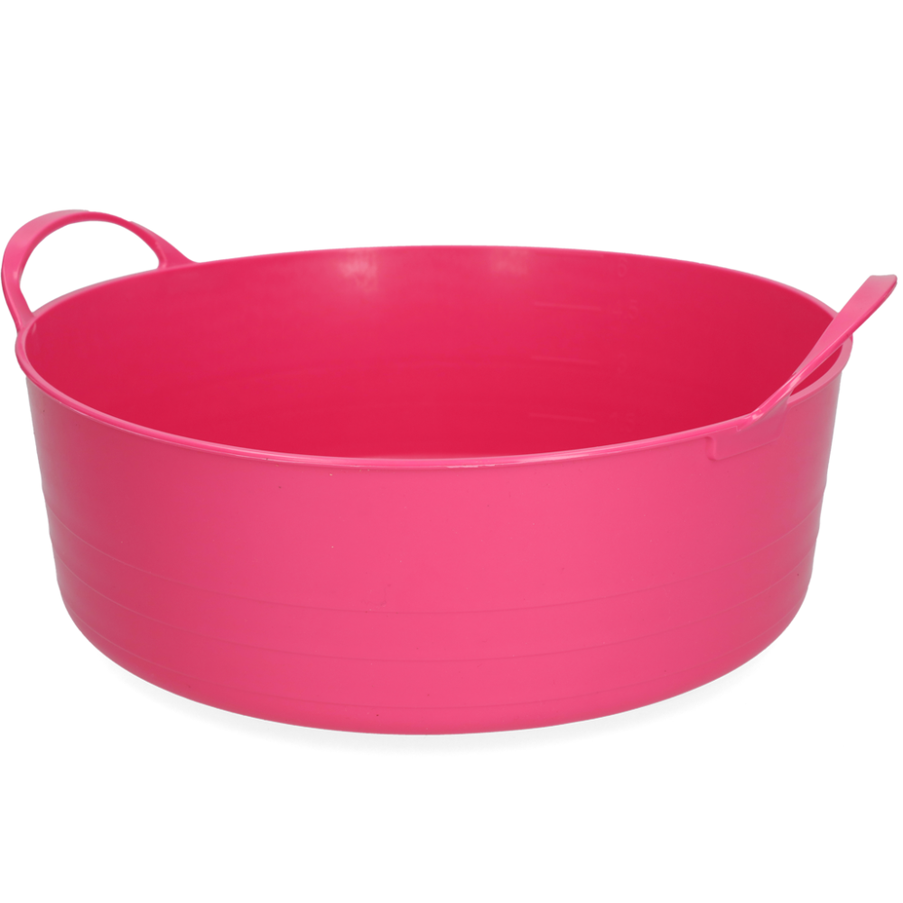 Emmer V-Trug Flexi Roze 6 L