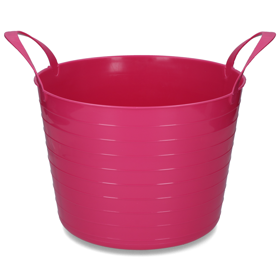 Emmer V-Trug Flexi roze 40 l