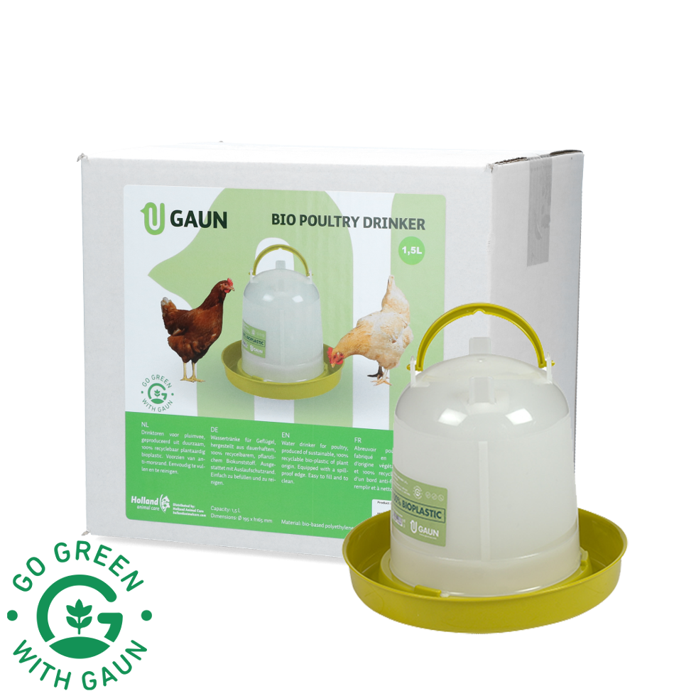 Pluimvee drinktoren 10 l Bio green lemon