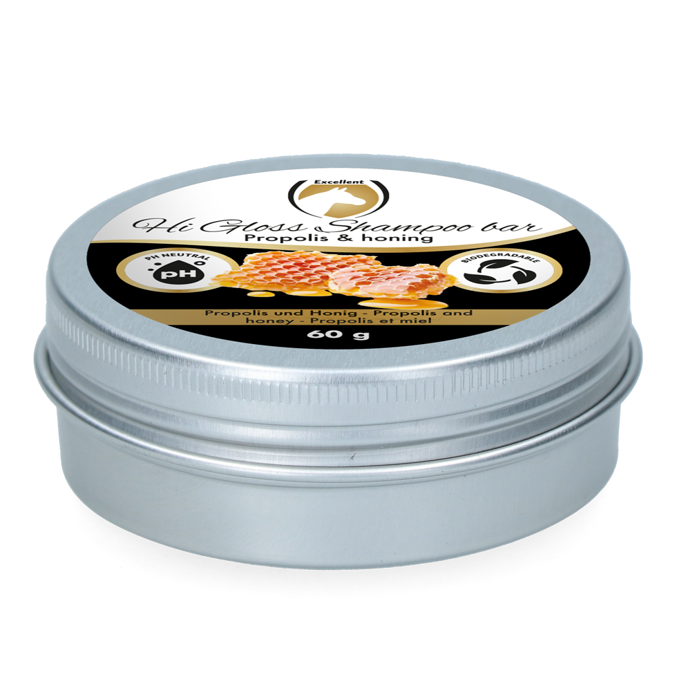 Excellent Horse Hi Gloss Shampoo Bar Propolis & Honing 60 g