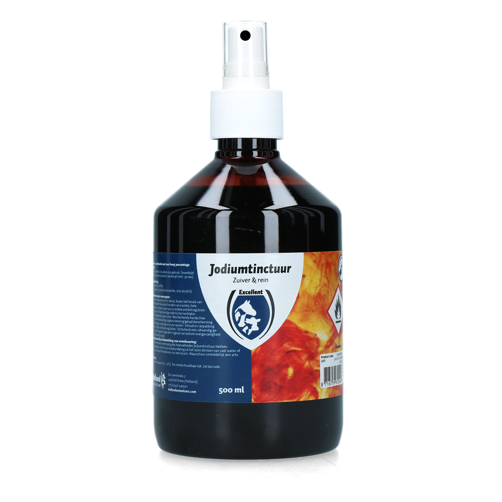 Jodiumtinctuur 1% (10 mg per ml) & 70% Alcohol